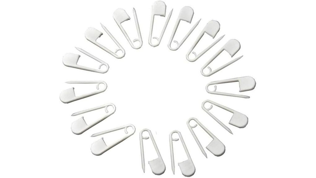 Travel Safety Pins & Clips (Organizer Sets) for On-the-Go Essentials 8 plastic 2 6cm baby pins