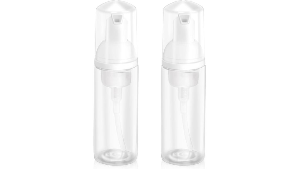 plastic 2oz pump bottles
