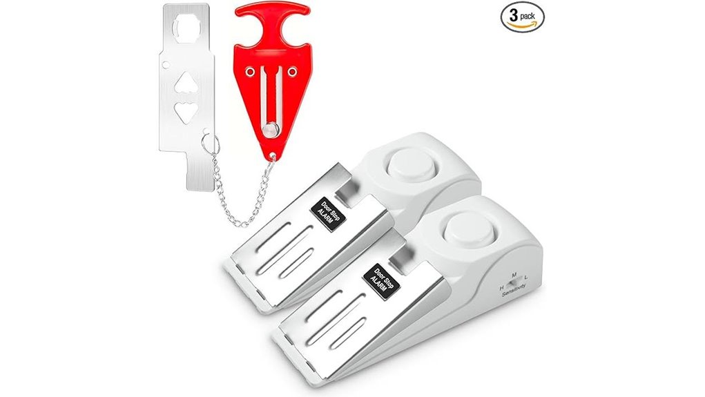 Compact Loud Hotel Room Door Alarms Every Traveler Needs 12 plug and play door lock alarm