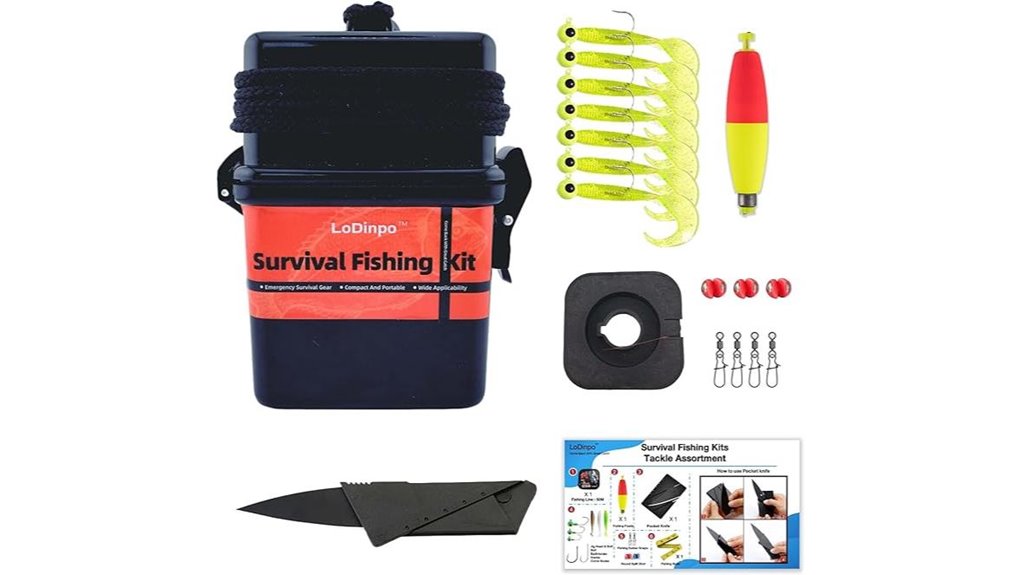 pocket survival fishing kit