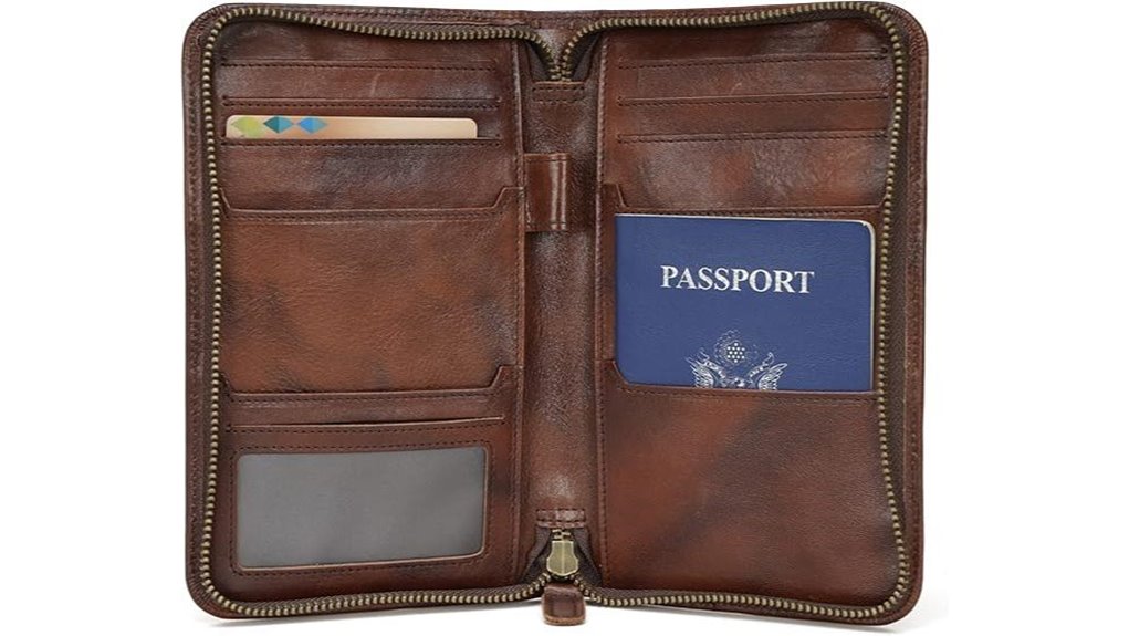 Premium Leather Passport Wallets That Exude Class 11 polare coffee rfid wallet