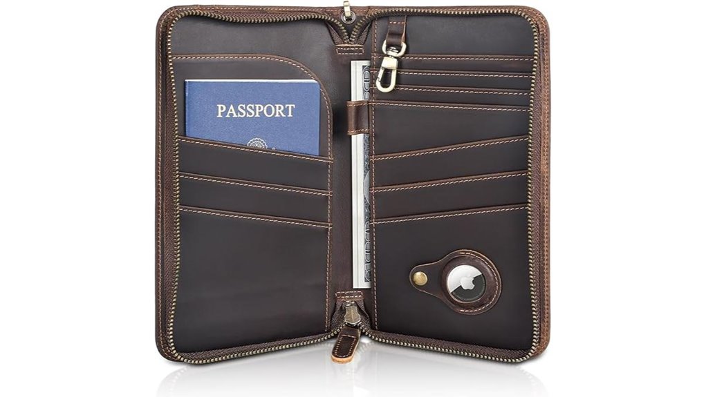 Premium Leather Passport Wallets That Exude Class 5 polare leather passport organizer