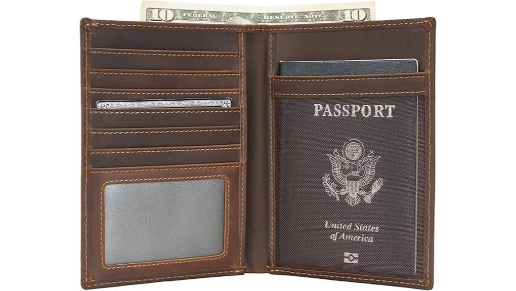 Premium Leather Passport Wallets That Exude Class 1 polare rfid leather passport