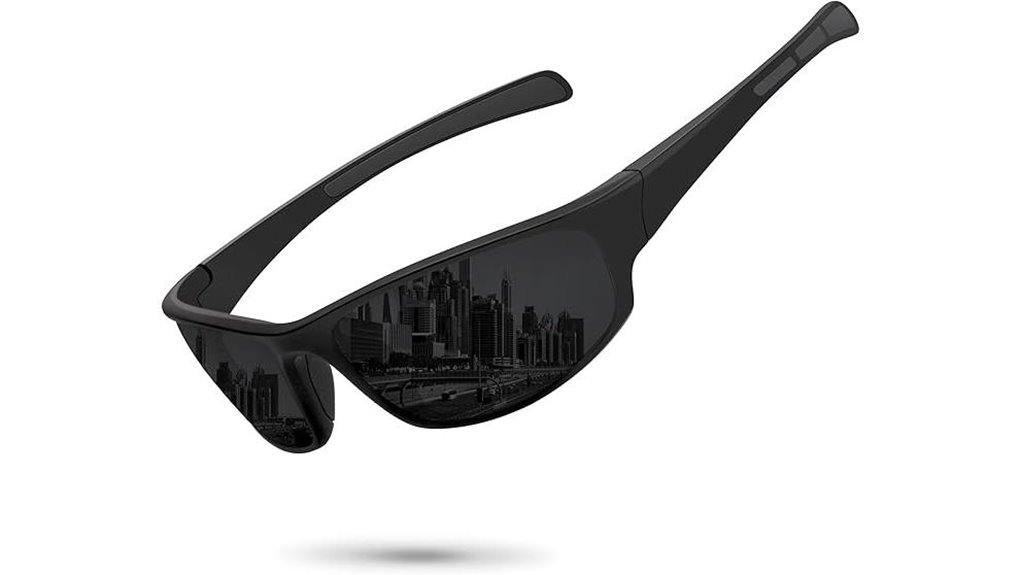 polarized wrap around uv sunglasses