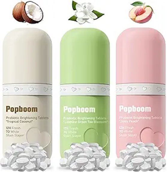 Top Travel-Ready Mouthwash Concentrate Tablets Bulky-Free 1 popboom 105 probiotic mouthwash