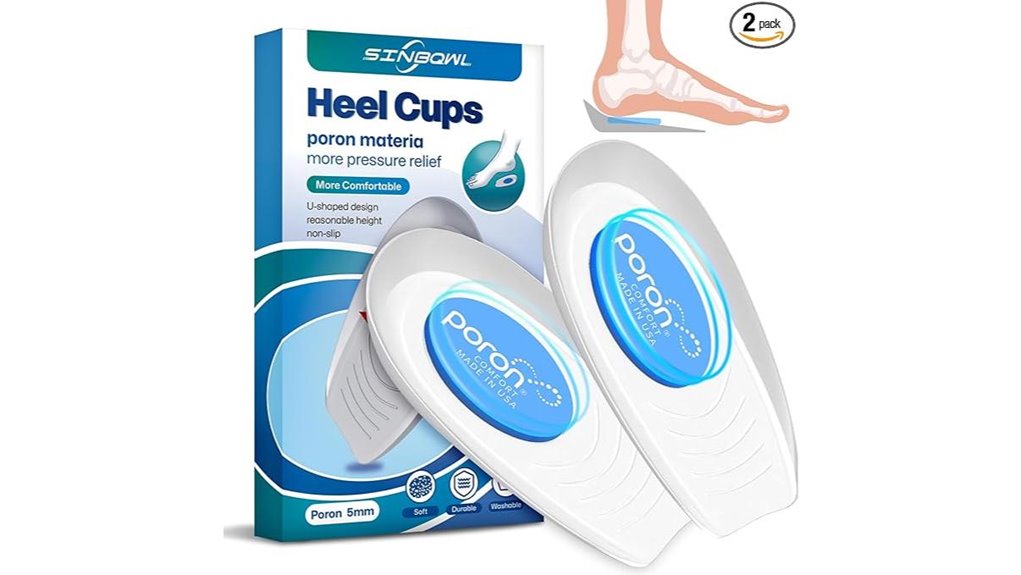 poron gel heel relief