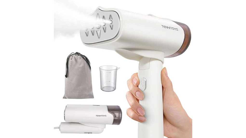 Best Mini Garment Steamers for Travel: Folding Handles 9 portable 1000w garment steamer