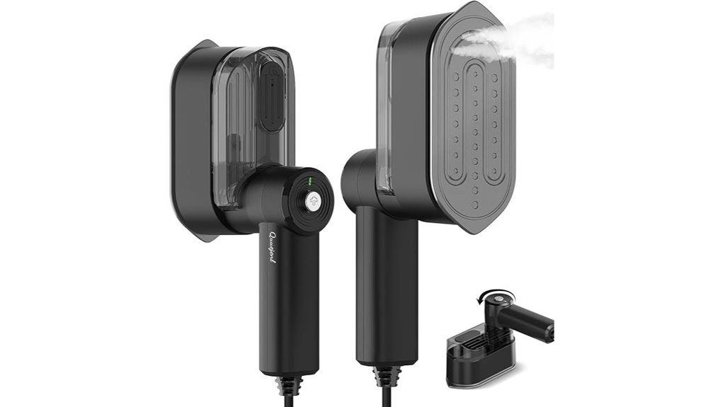 Best Mini Garment Steamers for Travel: Folding Handles 7 portable 1000w travel steamer