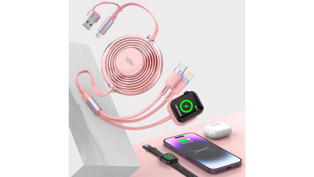 Top Travel Charging Cable Kits (Short + Long) for Jet‑Setters 8 portable 100w five in one charger
