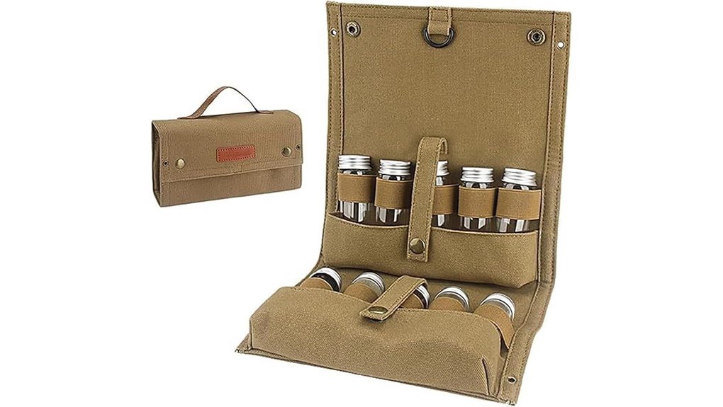 portable 10 jar travel spice