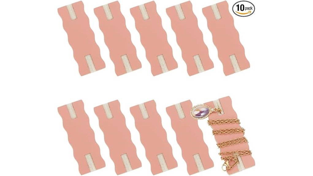 portable 10 piece jewelry organizer