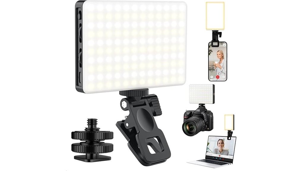 Clip‑On Phone Lights That Warm and Flatter on the Go 7 portable 120led clip light