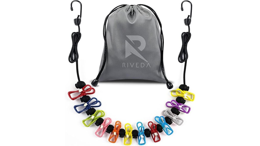 portable 12 color clip line