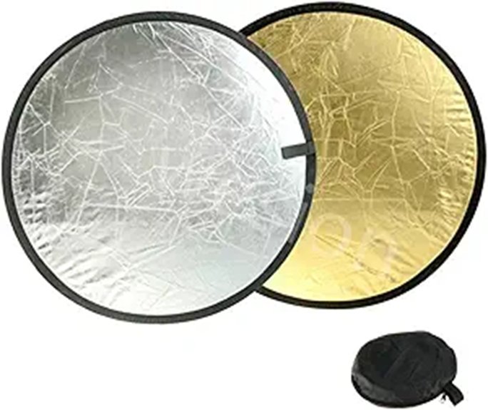 Compact Foldable Reflectors Every Travel Creator Needs 4 portable 12 inch dual reflector