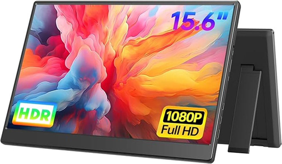 Portable Monitor (Thin, USB‑C) That Makes Your Workspace Chic 11 portable 15 6 ultra slim monitor