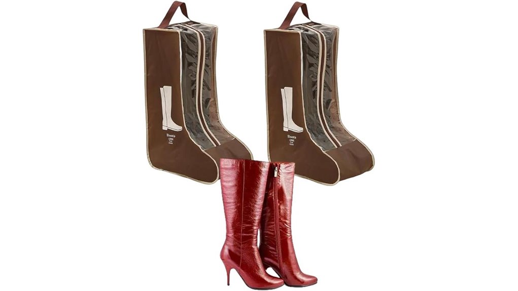 portable 2 pack brown boots