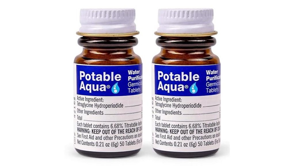 Water Purification Tablets Every Emergency Kit Needs 1 portable 2x50 aqua tablets