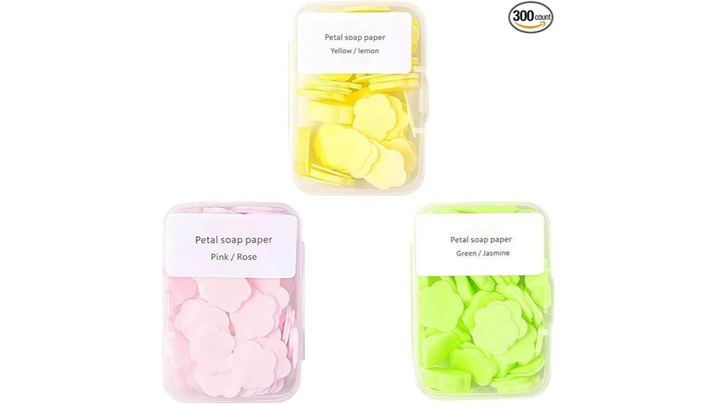 Travel-Friendly Soap Sheets That Keep You Fresh on the Go 15 portable 300 sheet scented soap
