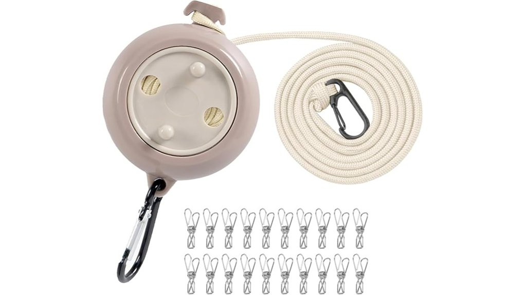 The Best Portable Clotheslines: Stretchy vs Fixed Showdowns 5 portable 33ft grey cord