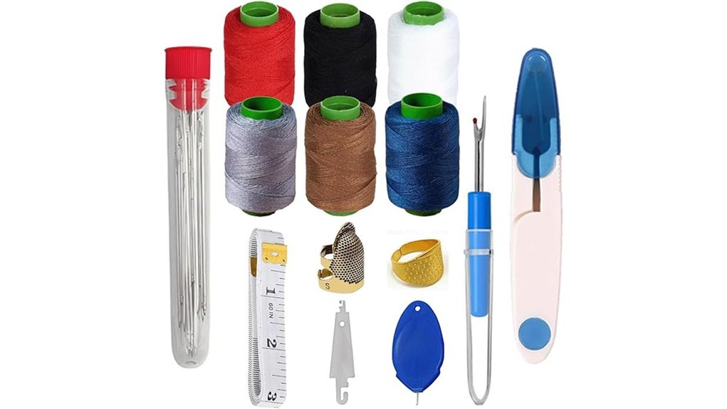 Travel Sewing Kits With Must‑Have Needles Inside 9 portable 43 piece stainless kit