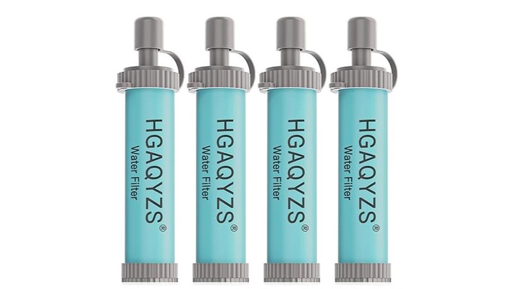 Portable Water Filters for Travelers: Straw vs Bottle 8 portable 4 pack ultrafiltration straws
