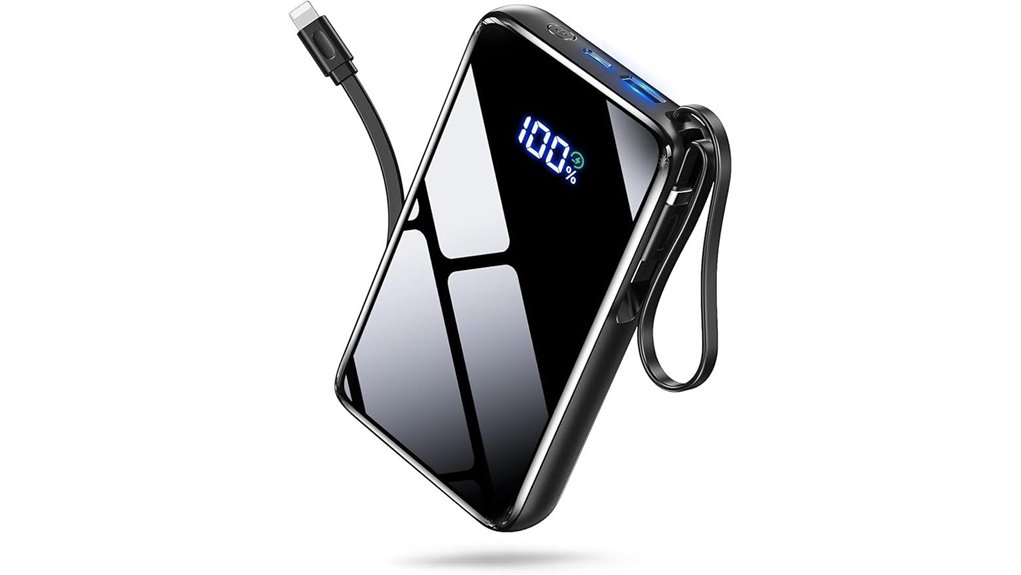 Power Banks with Built-In Cables That Keep You from Forgetting 11 portable 50kah 22 5w powerbank