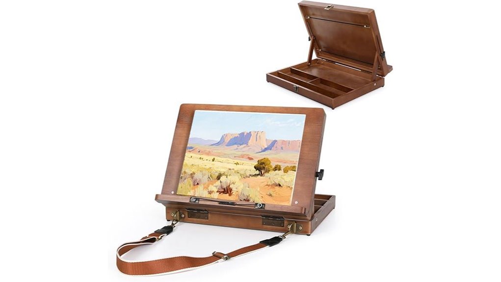 Best Travel Easels (Lightweight Tabletop) for Artists On Move 14 portable a3 tabletop easel