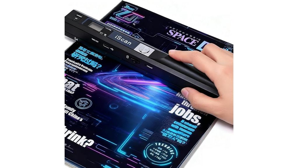 Best Travel Document Scanners That Capture Fast on the Go 7 portable a4 card 16gb