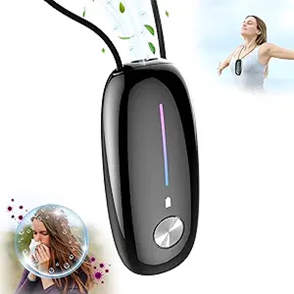 portable air purifier necklace