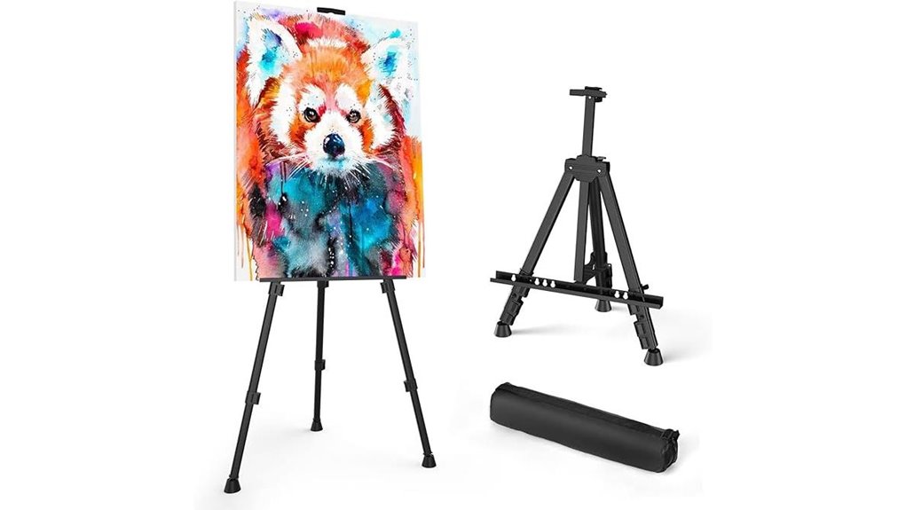 Best Travel Easels (Lightweight Tabletop) for Artists On Move 15 portable aluminum easel stand bag