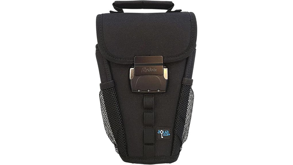 Portable Safe Pouch (Slash-Resistant) for On-the-Go Storage 2 portable anti theft nylon lockbox