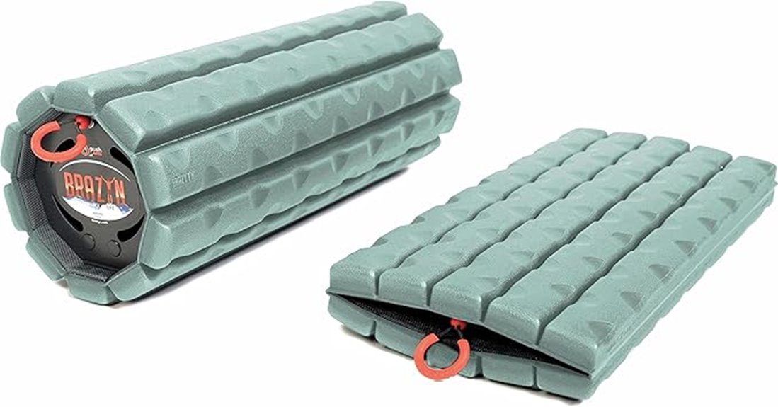 Travel Foam Rollers (Hollow Core) That Eases Muscle Recovery 4 portable back pain relief