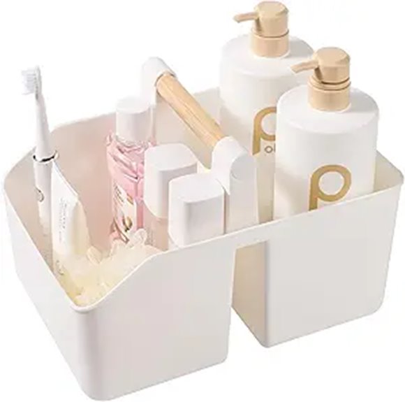 Top Toiletry Bags with Removable Sink Caddies Shared Bathrooms 11 portable bamboo shower caddy