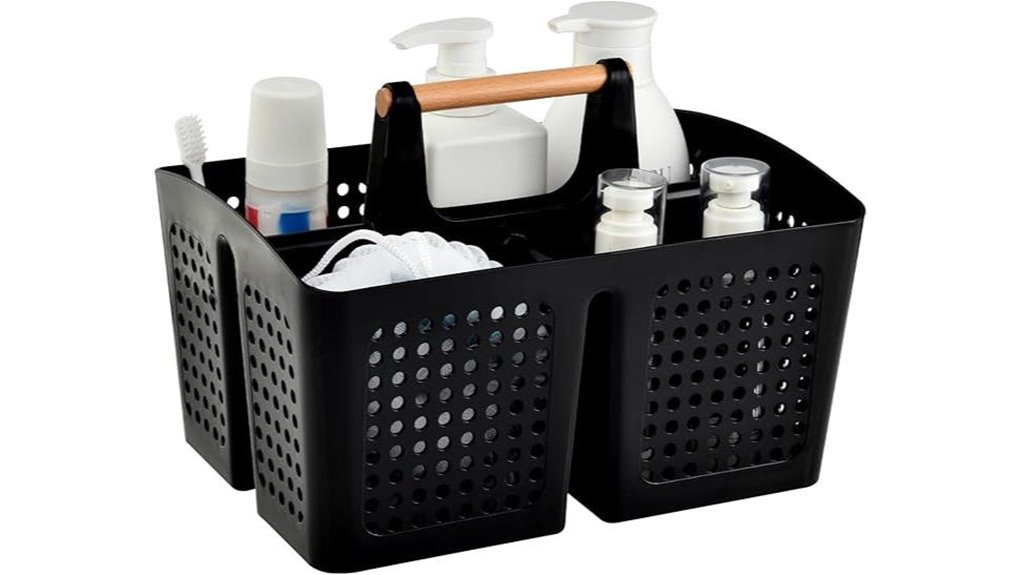 Top Toiletry Bags with Removable Sink Caddies Shared Bathrooms 13 portable black shower caddy