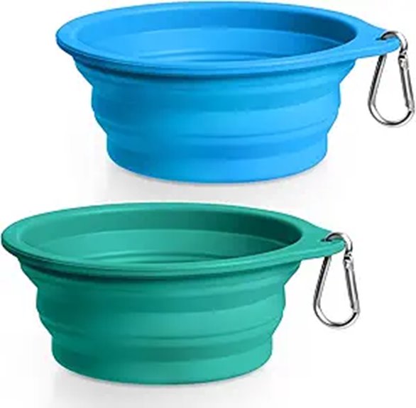 Best Collapsible Pet Bowls for Travel That Never Spill 14 portable bpa free dog bowls
