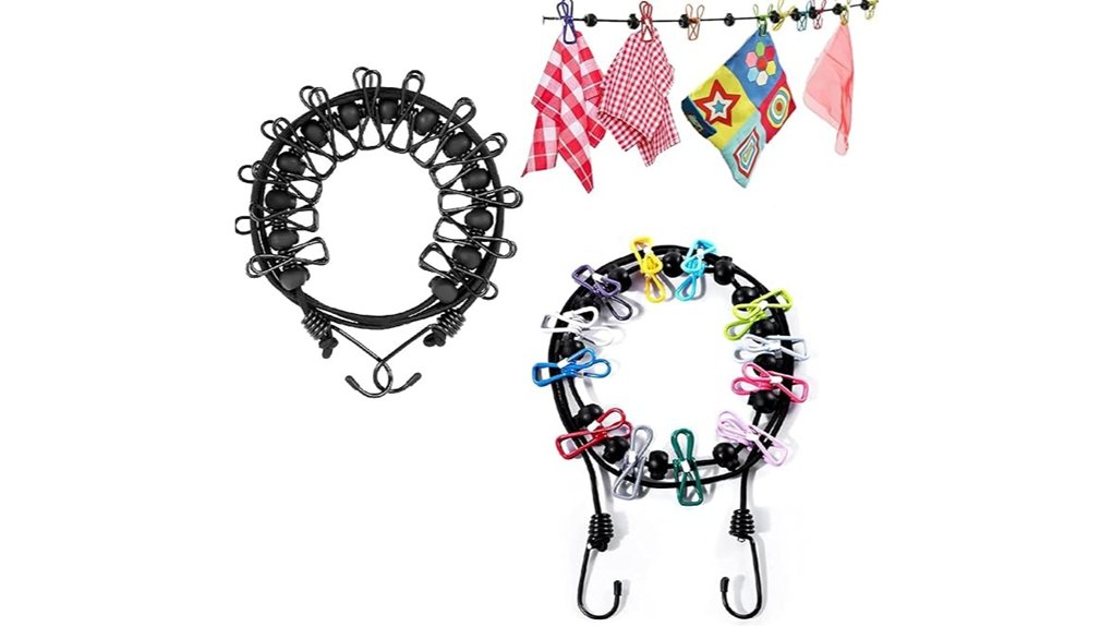 portable clothesline 12 clips