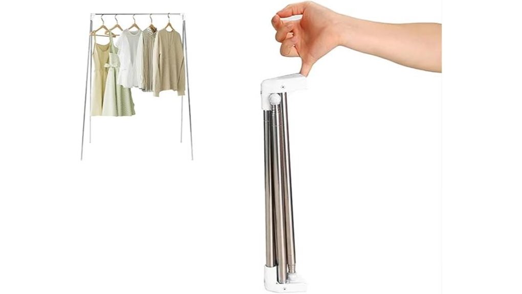 Best Compact Clothes Drying Racks for Travel That Fold Flat 14 portable collapsible garment rack
