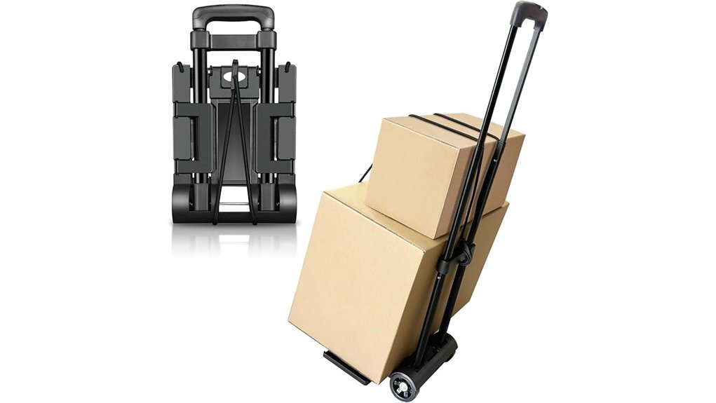 Best Fold-Flat Collapsible Luggage Carts for Heavy Bags 8 portable collapsible luggage dolly