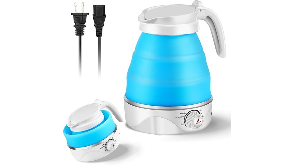 portable collapsible temperature adjustable silicone