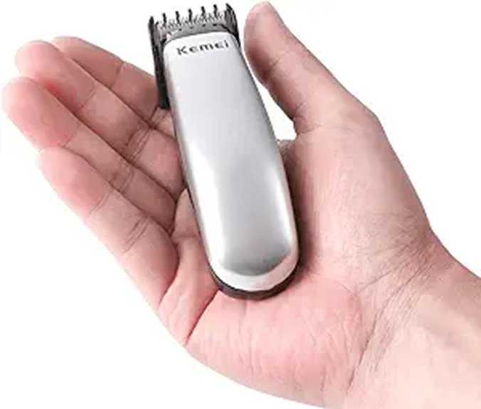 Best Travel Beard Trimmers with Compact Locking Switches 1 portable cordless mini clipper