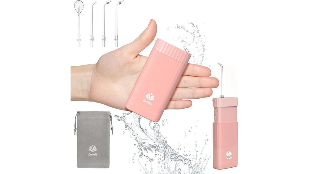 Mini Water Flossers for Travel (USB Rechargeable) You'll Love 4 portable cordless waterproof flosser
