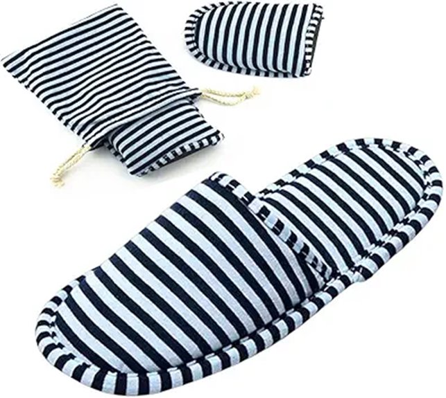Travel Slippers with Washable Soles Loved by Hotel Guests 10 portable cotton hotel slippers