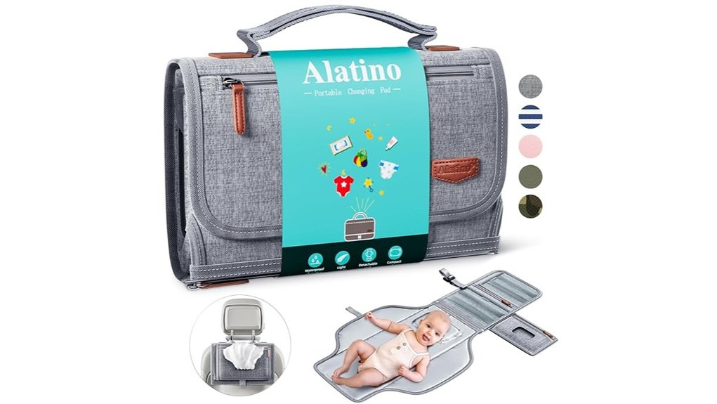 Portable Diaper Changing Pads That Keep Your Baby Clean 2 portable diaperpad wipes pocket