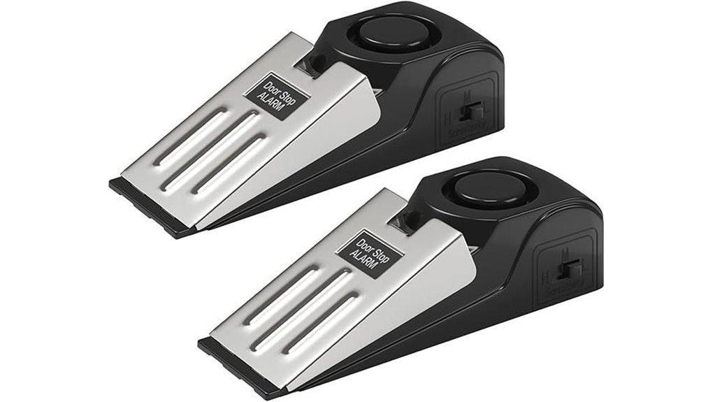 Compact Loud Door Wedge Alarms That Keep Hotel Rooms Secure 12 portable door stop alarm