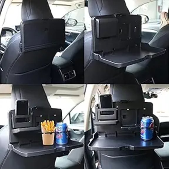 Must-Have Wipe-Clean Backseat Snack Trays for Family Travel 10 portable foldable car desk