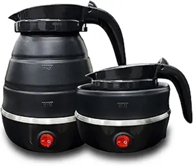 portable foldable electric kettle