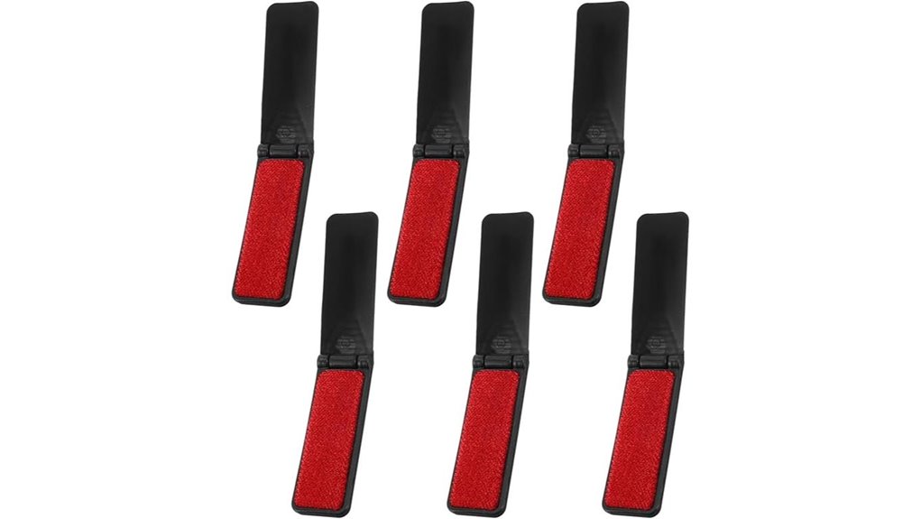 Travel Laundry Brushes Tiny but Effective for Travelers 12 portable foldable lint brushes