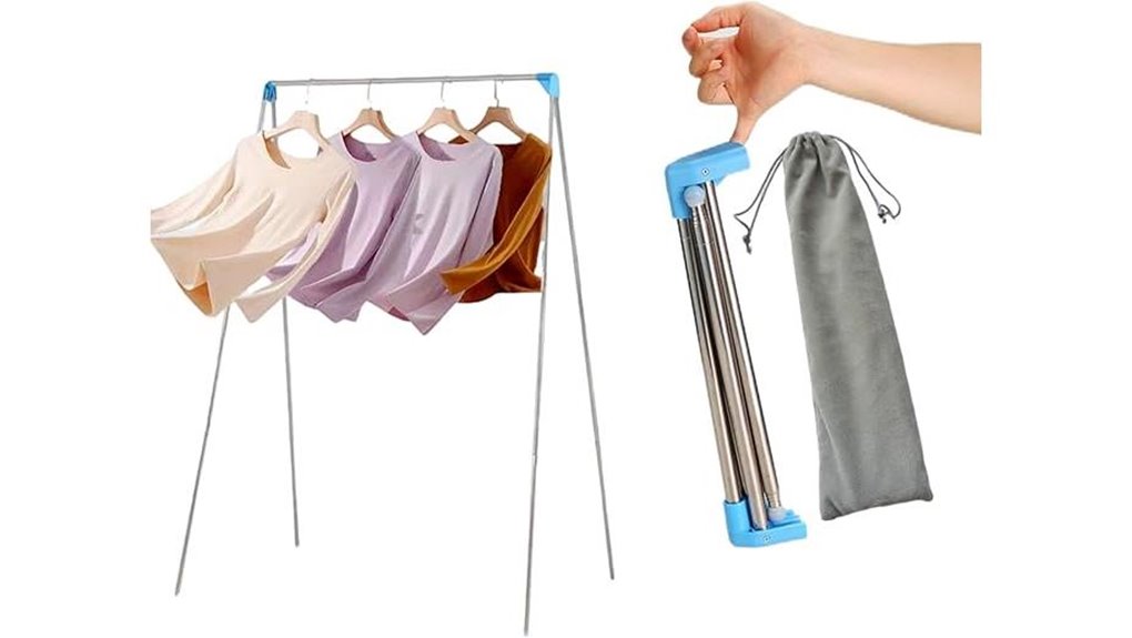 Best Compact Clothes Drying Racks for Travel That Fold Flat 12 portable folding garment rack