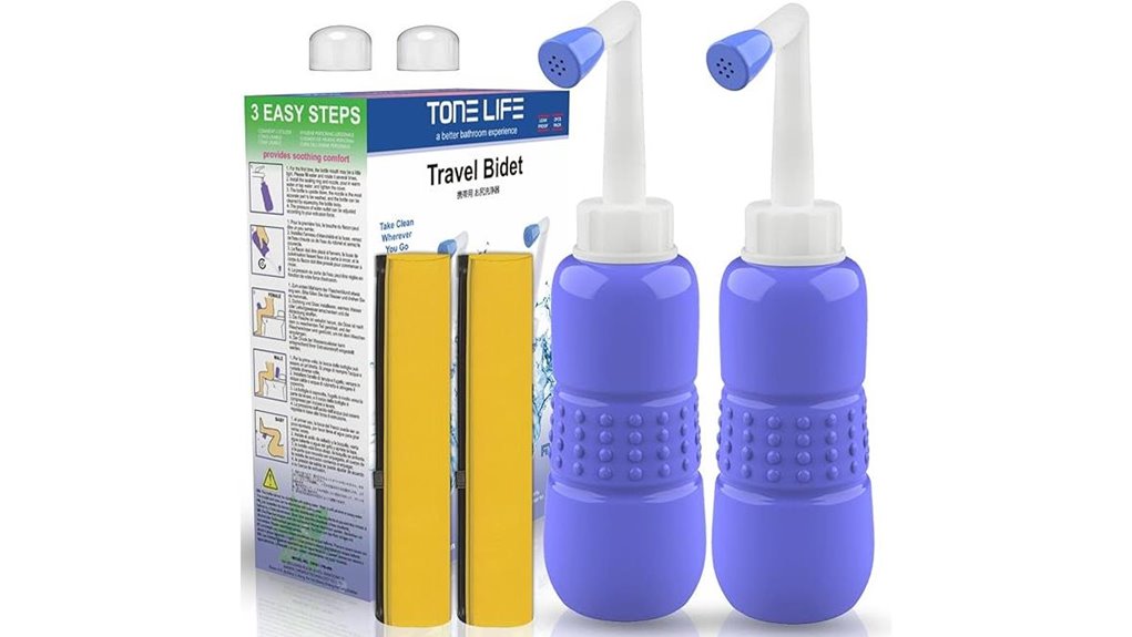 Best Portable Bidets (Squeeze Bottle Style) Keep You Fresh 2 portable handheld 450ml bidet