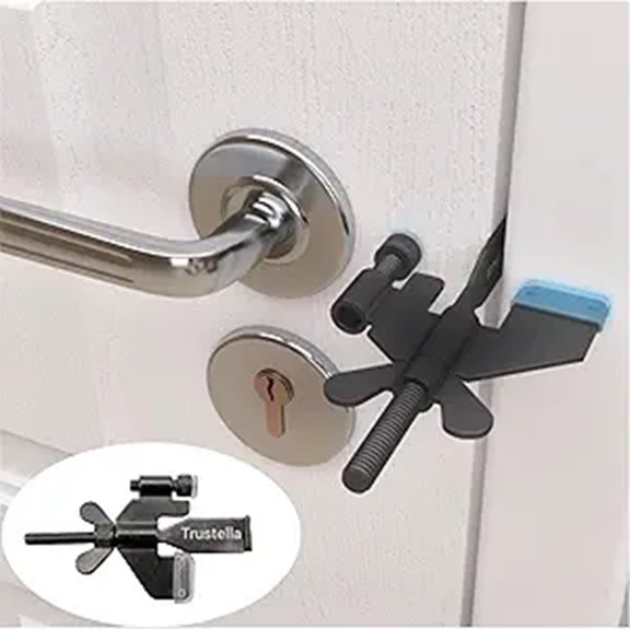Best Portable Door Locks for Hotels and Rentals 10 portable heavy duty stainless lock